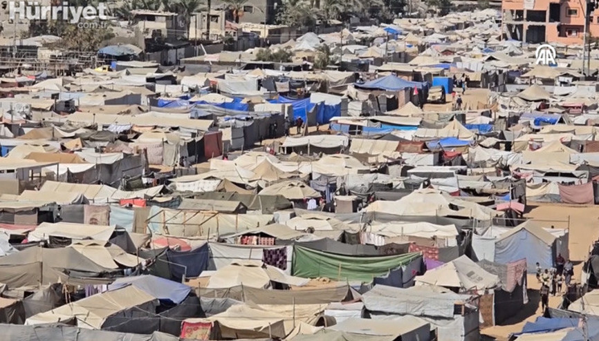 Filistinliler kendi topraklarında çadırlarda yaşamaya mahkum oldu
