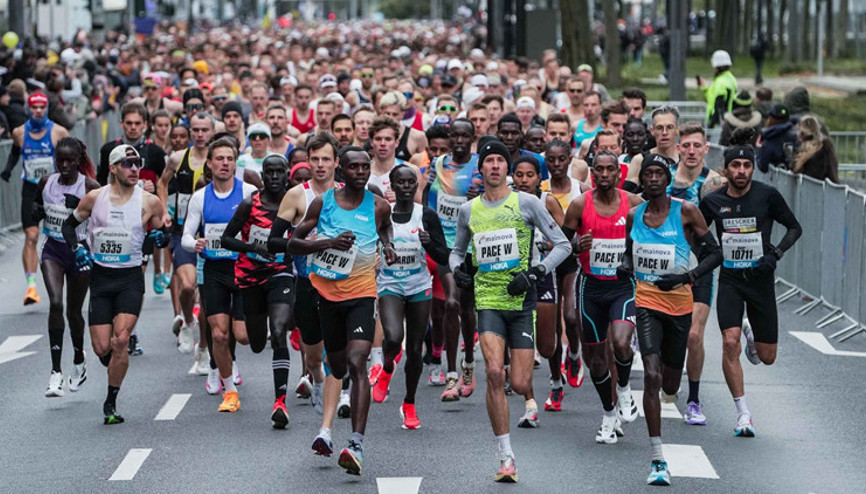 Frankfurt Maratonuna rekor katılım
