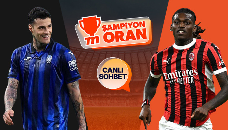 Atalanta, Milanı ağırlıyor Maçın heyecanı canlı sohbet ve şampiyon oranlar ile Mislide