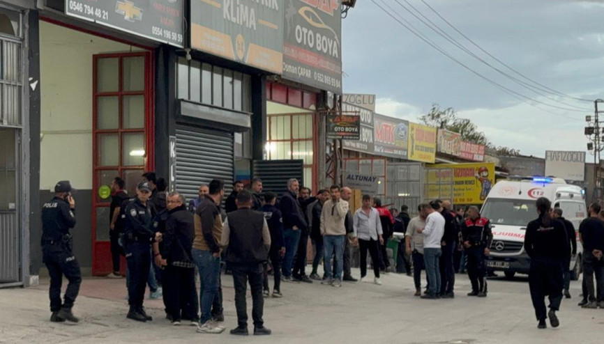 Konyada oto boyama atölyesine pompalı saldırı: 12 yaralı