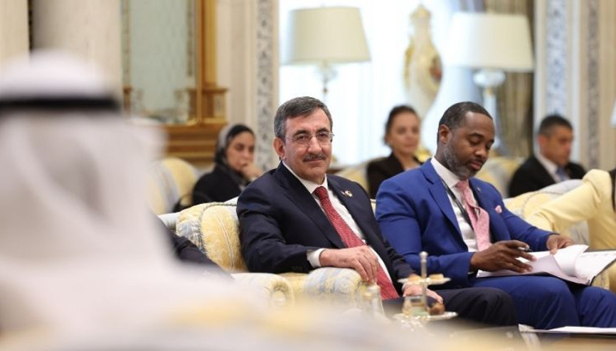 Cumhurbaşkanı Yardımcısı Yılmaz, Riyadda.... 9. Future Investment Initiative Forumuna katıldı