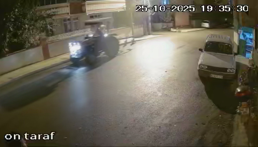 Çaldığı pullukla tarla sürerken yakalandı