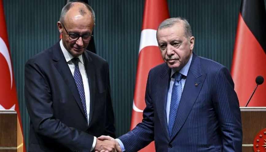 İletişim Başkanlığından Almanya Başbakanı Merzin ziyaretine ilişkin paylaşım