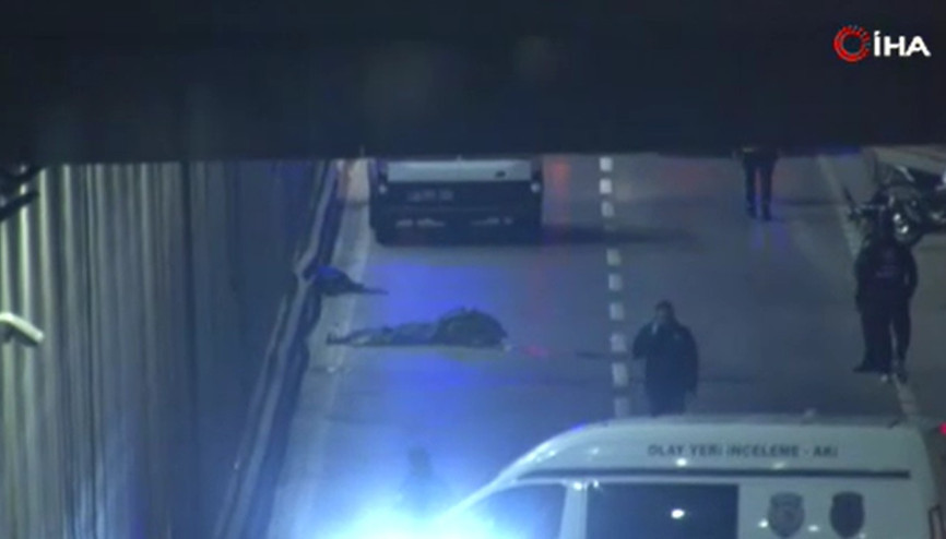 Beşiktaşta alt geçitte motosiklet kazası: 1 ölü, 1 yaralı