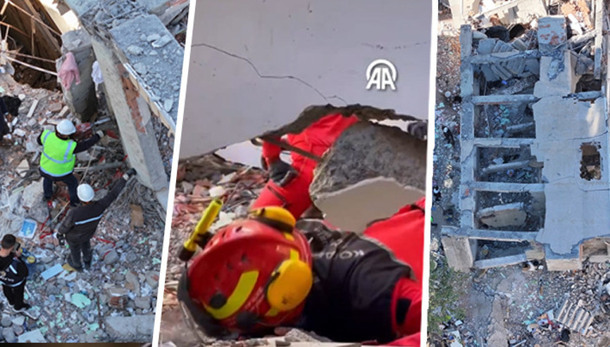 Gebzede 5 kişilik aileden sadece Dilara kurtulmuştu Enkazda ilk temas kamerada: İletişim böyle kurulmuş