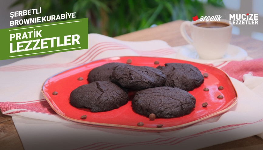 Şerbetli brownie kurabiye tarifi | Mucize Lezzetler