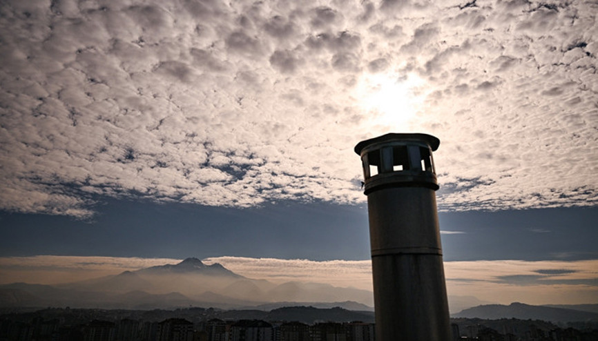 Gökyüzünde nadiren görülüyor: Mammatus Bulutları Kayseride görüldü