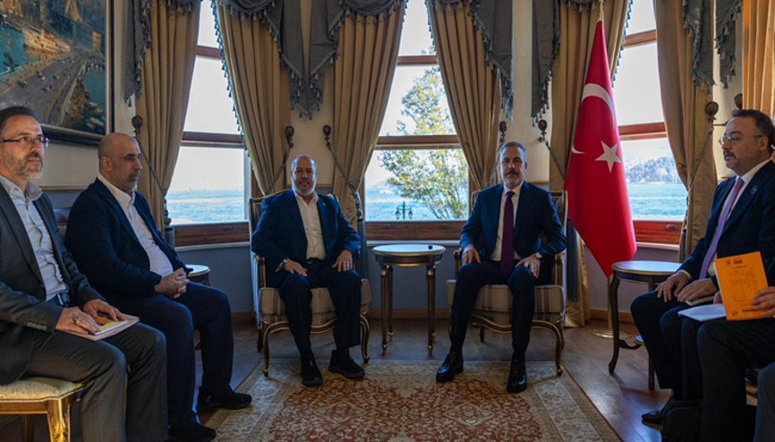 Dışişleri Bakanı Hakan Fidan, Hamas Siyasi Büro üyeleriyle görüştü
