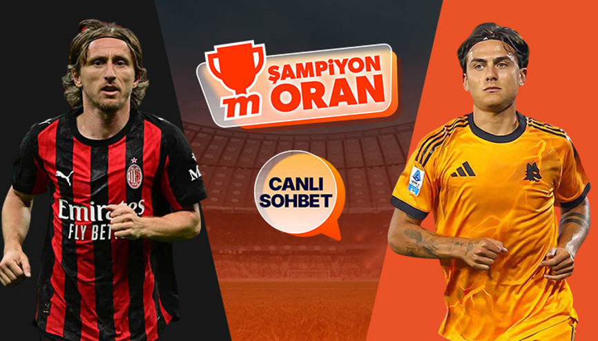 Milan, Serie Ada Romayı konuk edecek Zorlu maçın heyecanı canlı sohbet ve Şampiyon Oranlar ile Mislide
