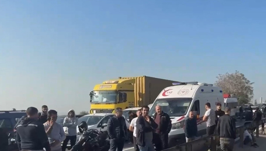 Anadolu Otoyolunda zincirleme kaza Ankara istikameti ulaşıma kapandı