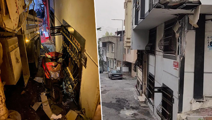 İstanbulda korku dolu anlar Vinç 4 araca ve 2 binaya çarptı | Araçtan aşağıya indiğinde yaptıklarının farkında değildi İstanbulda korku dolu anlar Vinç 4 araca ve 2 binaya çarptı | Araçtan aşağıya indiğinde yaptıklarının farkında değildi