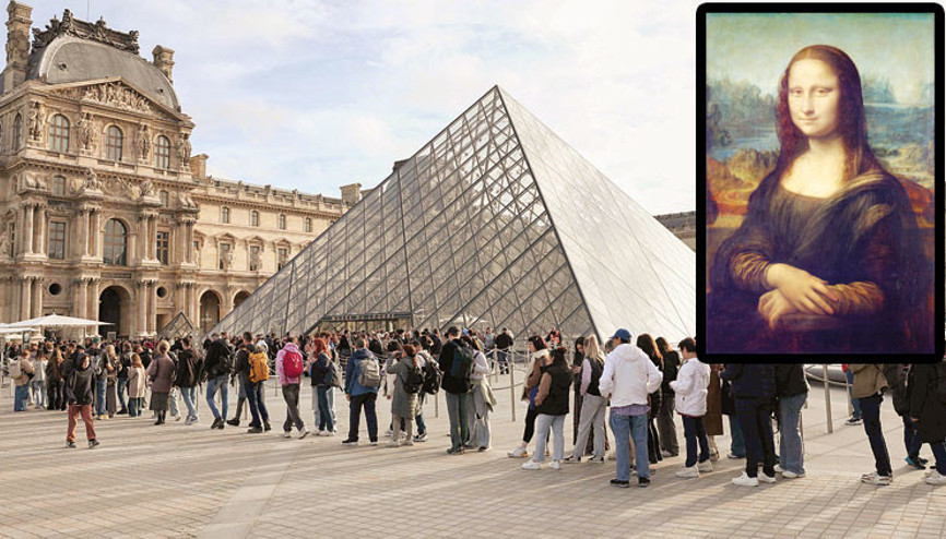 Mona Lisa ucuz atlatmış Louvre’un şifresi ‘Louvre’ çıktı