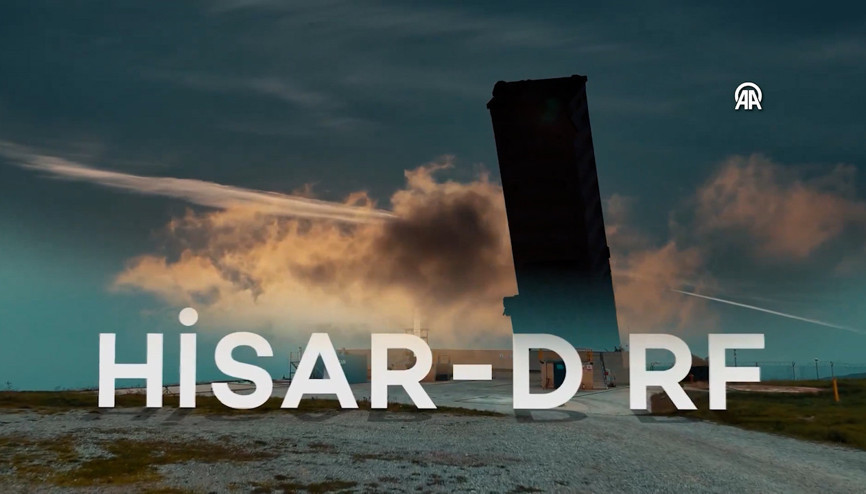 HİSAR-D RF hava savunma füzesinden hedefe tam isabet