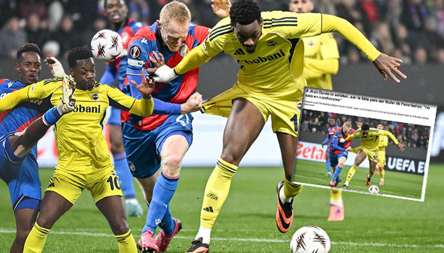 Fenerbahçenin Viktoria Plzen maçında beklediği penaltı dünya basınında Skandal