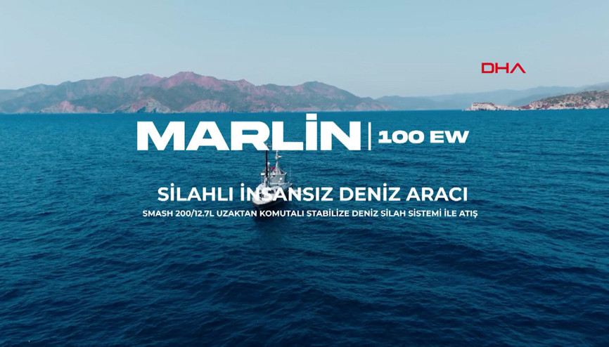 MARLİN 100 EW İnsansız Deniz Aracı, başarıyla test edildi