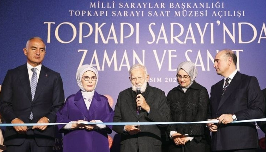 Emine Erdoğan, Topkapı Sarayı Saat Müzesi’ni açtı Emine Erdoğan, Topkapı Sarayı Saat Müzesi’ni açtı