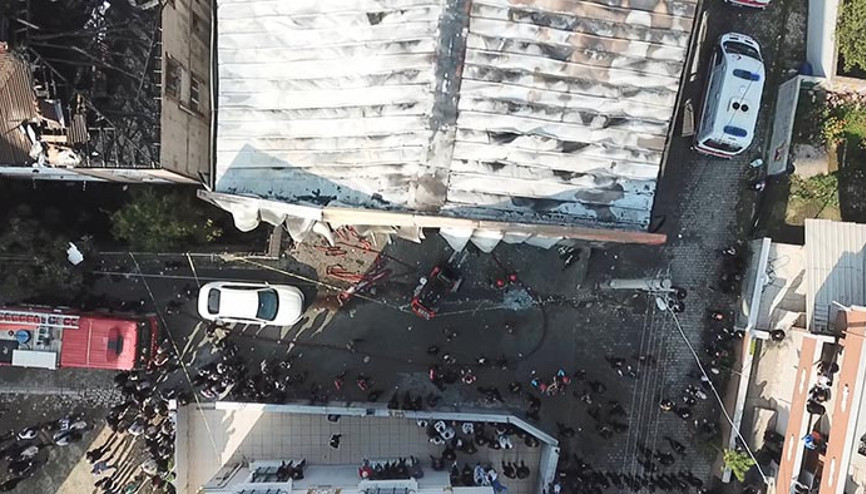 İşte Kocaelide 6 kişinin hayatını kaybettiği parfüm deposu