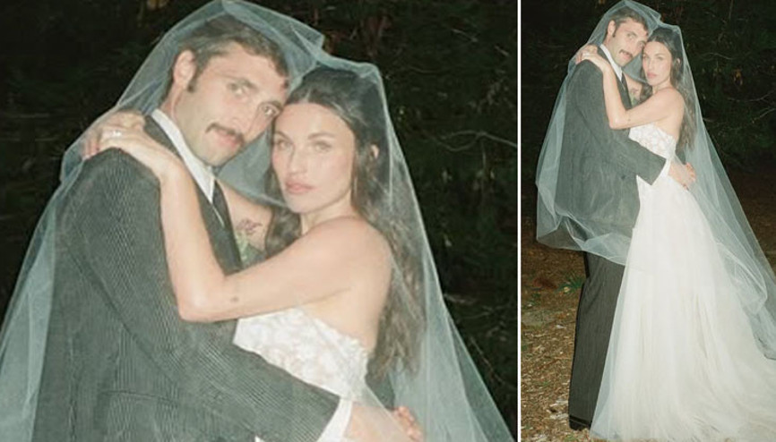 Ünlü oyuncu bir kızını daha evlendirdi: Elden düşme gelinlikle evet dedi... Bir duvakta iki aşık