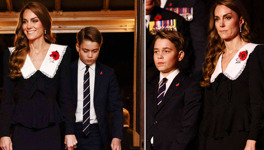 Ne çabuk büyüdü de annesine eşlik ediyor... Bu kez yanına oğlunu aldı