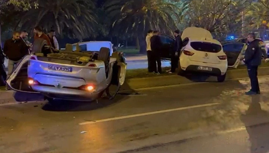 Kartalda zincirleme trafik kazası