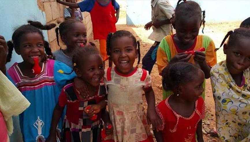 Sudanlı çocuklardan Türkiye’ye teşekkür