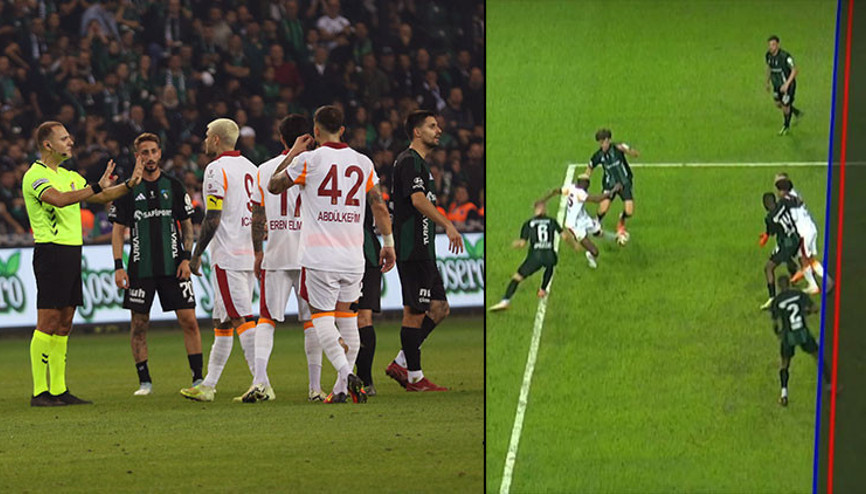 Kocaelispor - Galatasaray maçında çok konuşulan karar Osimhenin iptal edilen golü ve VAR incelemesi...