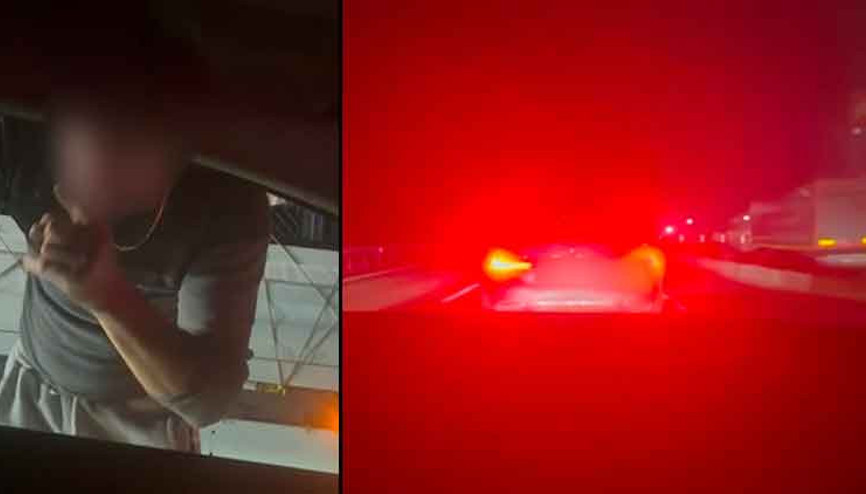 Trafikte otomobilin camını yumruklayan sürücüye ev hapsi