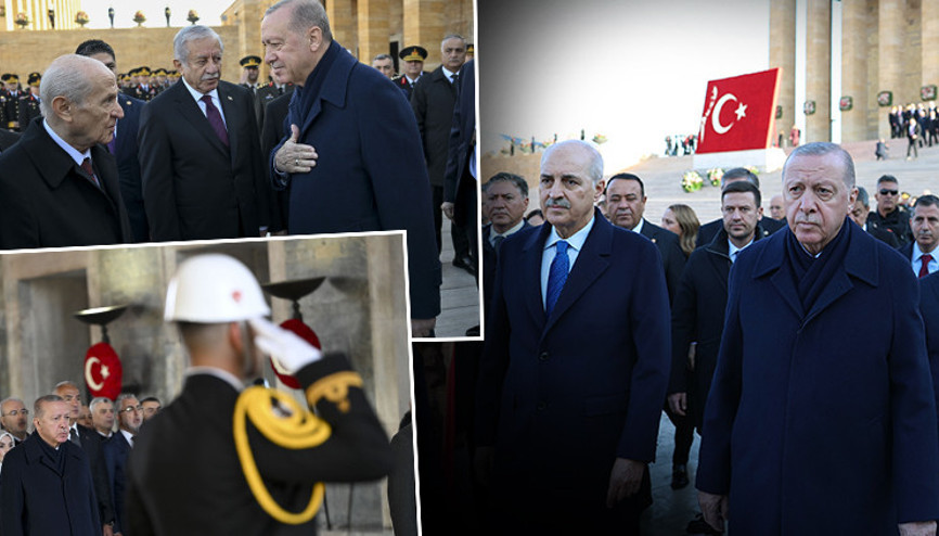 Mustafa Kemal Atatürkü saygıyla anıyoruz | Cumhurbaşkanı Erdoğan: Türkiye küresel güç olma yolunda emin adımlarla ilerlemekte