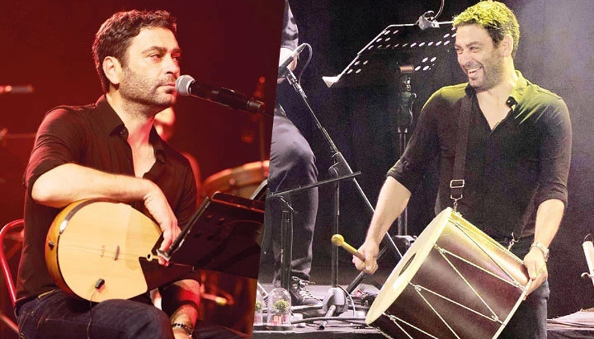 Ozan Akbaba dombra çaldı, türkü söyledi