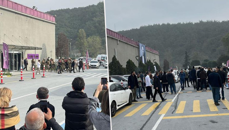 Son dakika... Beinsportsun binasında panik dolu anlar Silahlı şüpheli ikna edildi: İşte ilk görüntüler