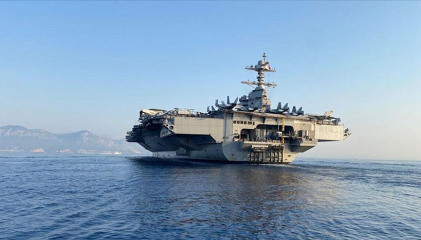 ABDnin uçak gemisi Venezuelada