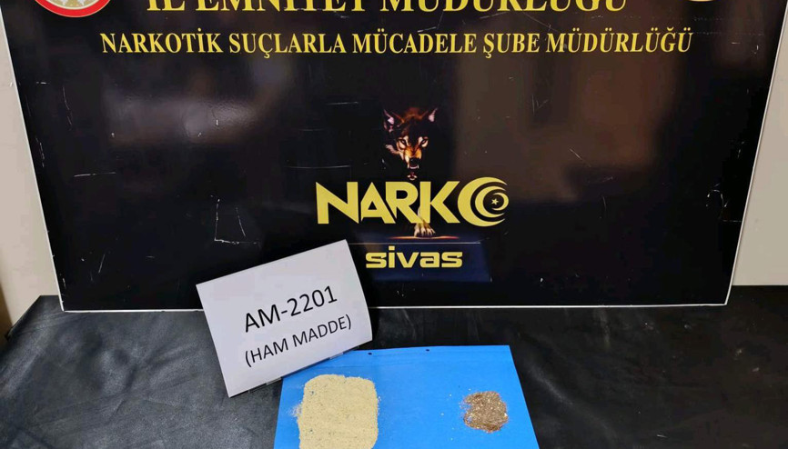 Sivasta uyuşturucu operasyonunda 3 tutuklama