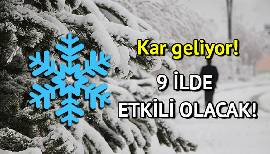 Kar yağacak mı, hangi illere yağacak Hafta sonu kar yağacak iller Meteoroloji tarafından duyuruldu