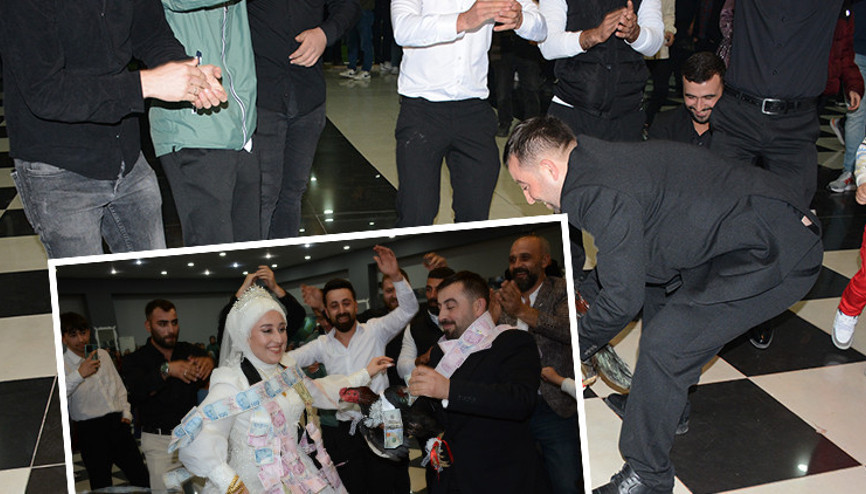 Damada takı töreninde ilginç hediye