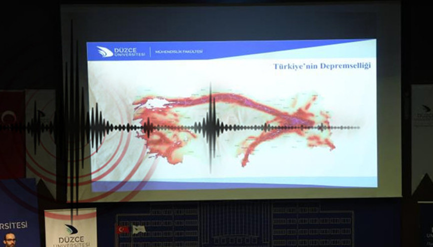 En aktif fay hatlarının üzerinde dedi ve o ilimizi işaret etti