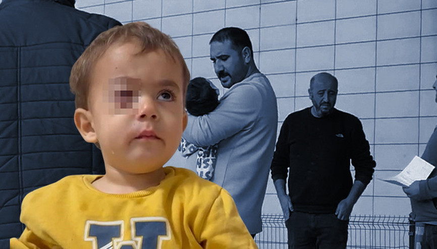 Baba, fırıncıyı daha önce uyarmış 2 yaşındaki Alpaslan gözünü kaybetti