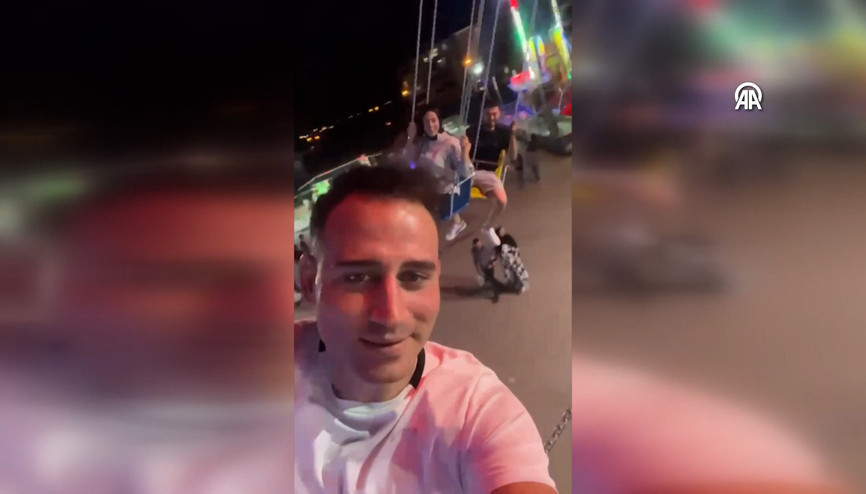 Şehidimiz Burak İbbiğinin lunaparktaki görüntüsü ortaya çıktı