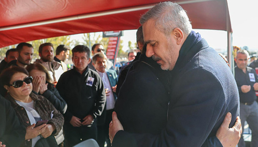 Dışişleri Bakanı Fidan, şehit yakınlarına taziyede bulundu