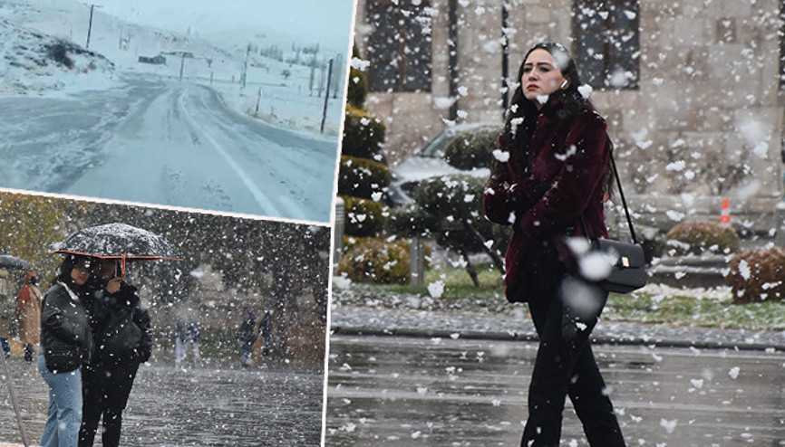 Güne kar yağışı ile başladılar Lapa lapa kar yağıyor: Evler beyaz örtüyle kaplandı Güne kar yağışı ile başladılar Lapa lapa kar yağıyor: Evler beyaz örtüyle kaplandı