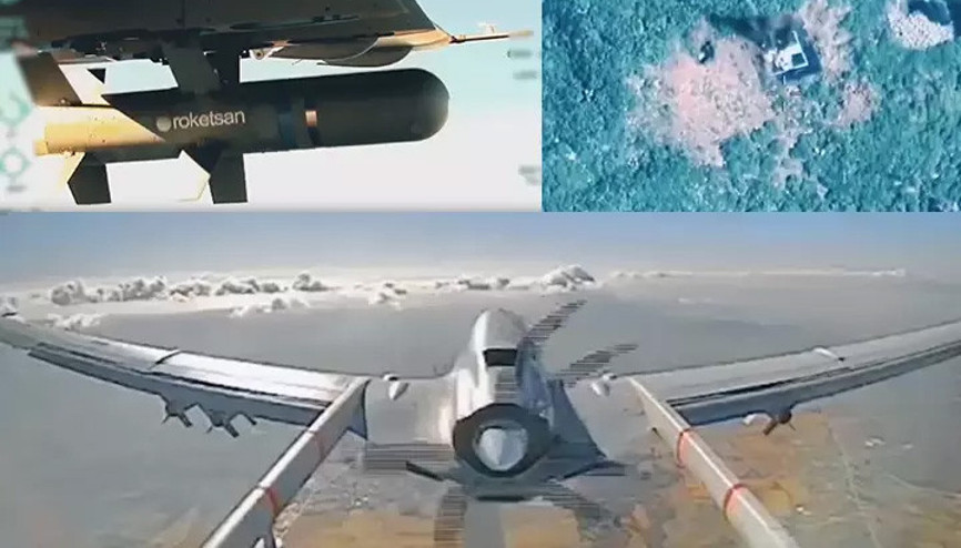 Bayraktar TB3, MAM-L IIR ile hedefi tam isabetle vurdu