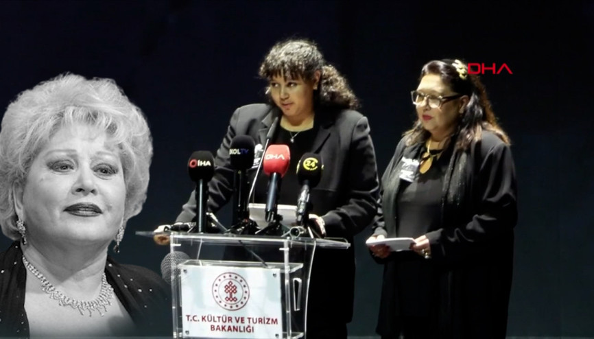 Muazzez Abacı’ya veda... Torunu Sera Anderson, yaptığı konuşmada duygusal anlar yaşadı