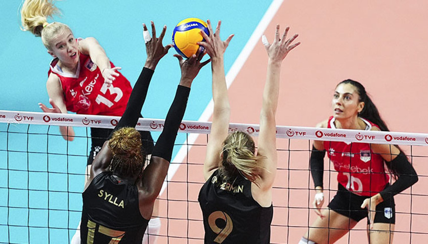 Galatasaray Daikin, evinde 3-0la kazandı