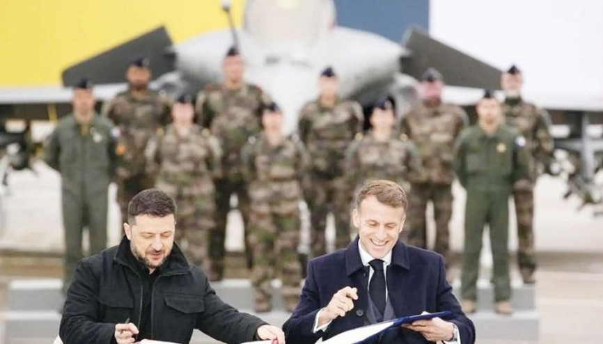 Niyet mektubuna imzalar atıldı… Ukrayna Fransa’dan 100 Rafale alacak