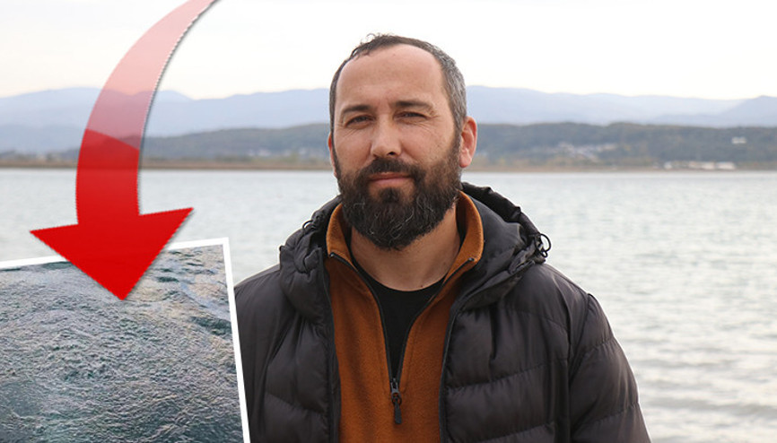 Sapanca Gölünde endişelendiren görüntü İlk başta balık sandım Sapanca Gölünde endişelendiren görüntü İlk başta balık sandım