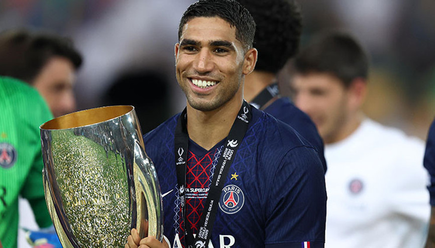 Afrikada yılın en iyi oyuncusu ödülü Achraf Hakiminin