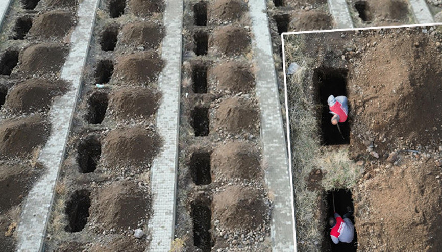 Hava sıcaklığı eksi 25 dereceye düşüyor Kentte kış için hazırlık yapıldı: 500 mezar kazıldı