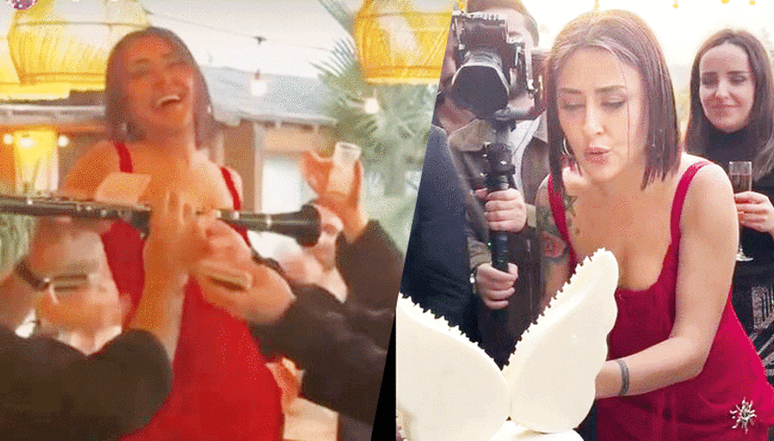 Melek Mossodan 37 yaş kutlaması