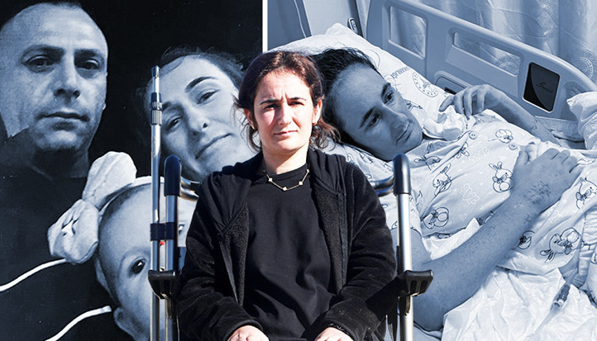 Eşi öldü, kendisi felç kaldı Dava sonrası genç kadına avukat şoku: Tazminatın 850 bin lirasına el koydu