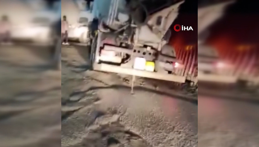 Yola beton döktü, Benim firmam zengin, cezamızı öderiz dedi