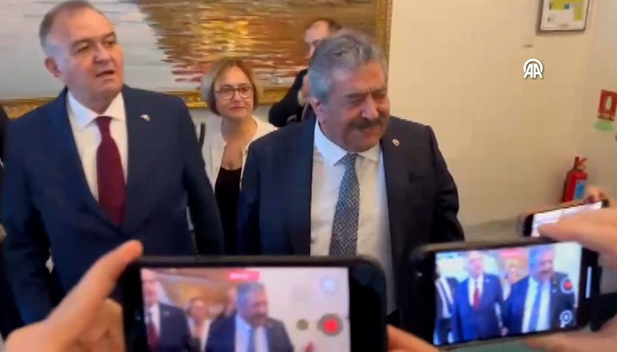 MHPli Akçay ve Yıldız, AK Parti TBMM Grubunu ziyaret etti